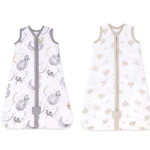 Two Burt's Bees Baby Beekeeper Wearable Blanket, Swaddle Transition Sleeping Bag